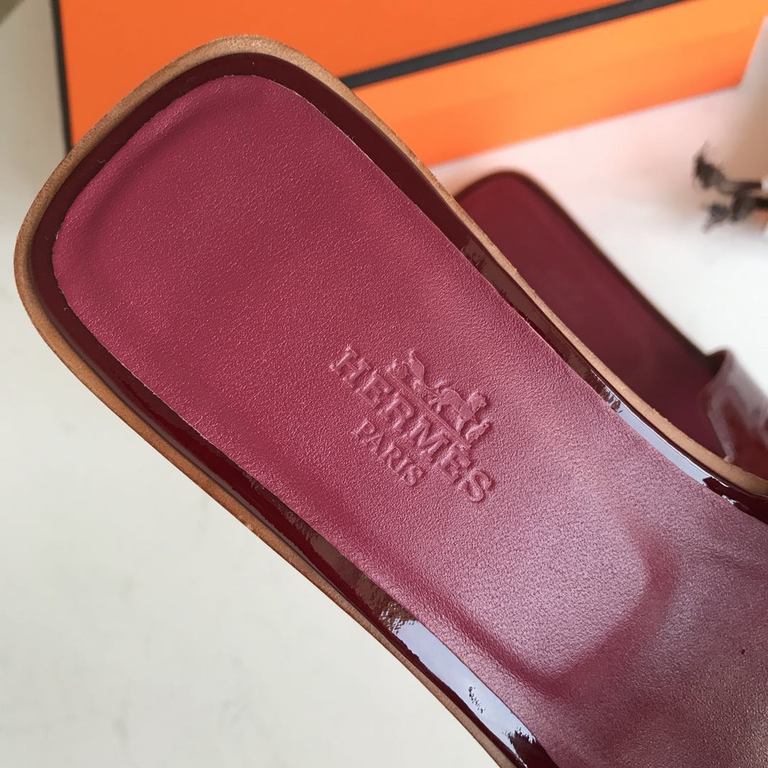 에르메스 올수공 오란 슬리퍼 샌들 페이던트 07